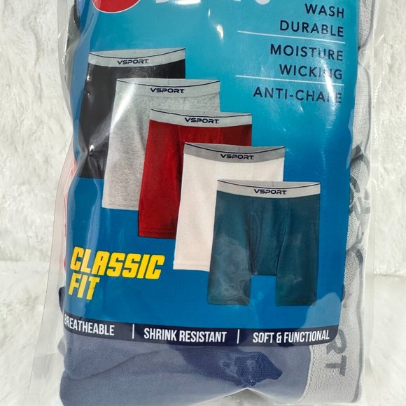 Vsport Boys' 5-Pack Boxer Briefs multi, 14-16 (Boys) Classic Fit Value Pack NEW - Picture 3 of 7